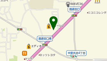 YSP枚方の地図画像