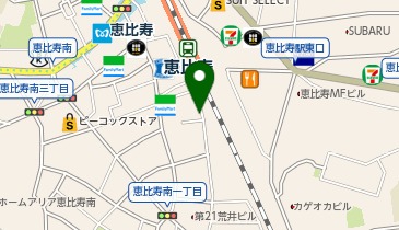 SALOWIN(サロウィン) 恵比寿店の地図画像