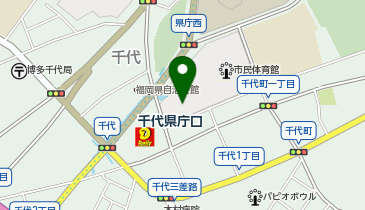 福岡武道館の地図画像