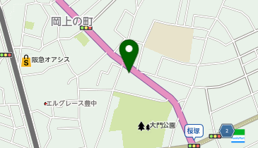 おめざや 豊中店の地図画像