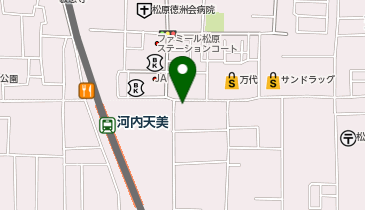 韓味 松原店の地図画像