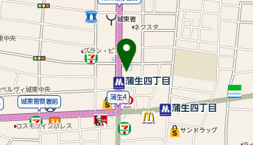 ロマン 蒲生四丁目店の地図画像