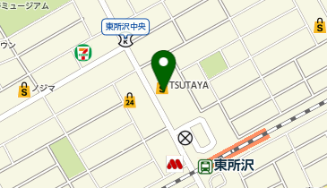 とさか 東所沢店の地図画像
