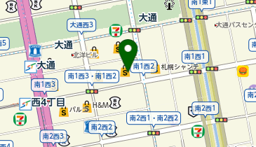 円山牛乳販売店 丸井今井札幌本店の地図画像