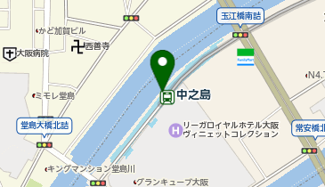 Patagonia(パタゴニア) 大阪・中之島/アウトレットの地図画像