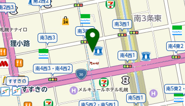 BIZcomfort(ビズコンフォート) 札幌すすきのの地図画像