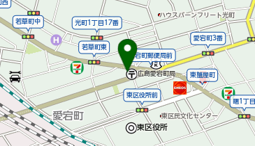 あおばメモリアル 広島駅北会館の地図画像