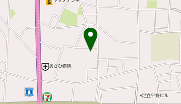 特別養護老人ホーム ピオーネ足立の地図画像