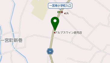 アルプスワインのサロンの地図画像