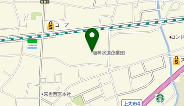 甲東ポンプ場の地図画像