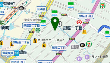 香久山鞄 銀座店の地図画像