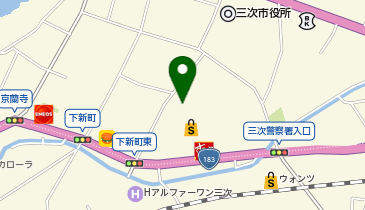 クリーニングのきょくとう フレスポ三次店の地図画像