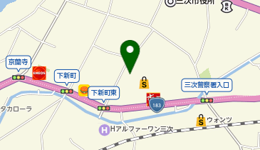 ジュエルグランスエムネ 三次プラザ店の地図画像