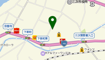 フレスポ三次プラザチャンスセンターの地図画像