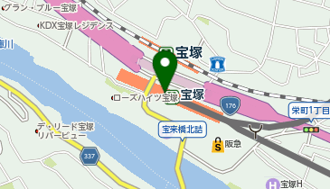 G COLLECTION HANKYU TAKARAZUKA(G・コレクション阪急宝塚)の地図画像