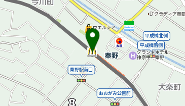 ODAKYU MARCHE HADANO(小田急マルシェ秦野)の地図画像