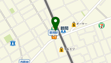 ODAKYU MARCHE TSURUMA(小田急マルシェ鶴間)の地図画像