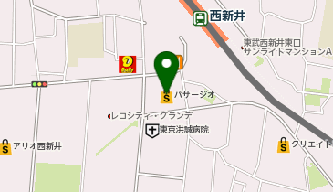 PASSAGGIO NISHIARAI(西新井駅西口パサージオ)の地図画像