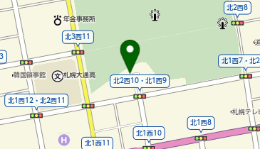 在札幌ニュージーランド名誉領事館の地図画像