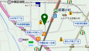 エイチスリー整骨院 武蔵小杉院の地図画像