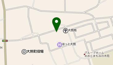 大熊町交流ゾーンの地図画像