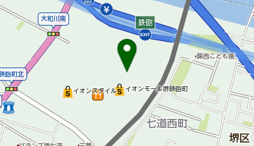 ちきゅうのにわ 堺鉄砲町店の地図画像