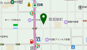 Shijo Guesthouse HIVE(四条ゲストハウスハイブ)の地図画像