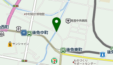 後免町商店街(やなせたかしロード)の地図画像