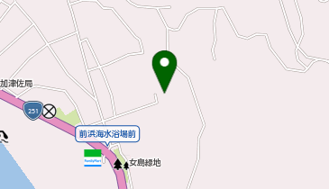 加津佐温泉神社の地図画像
