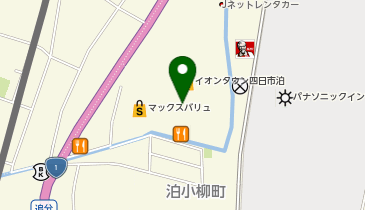アエナ イオンタウン四日市泊店の地図画像