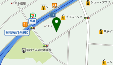 いすゞ自動車東北株式会社 仙台サービスセンターの地図画像