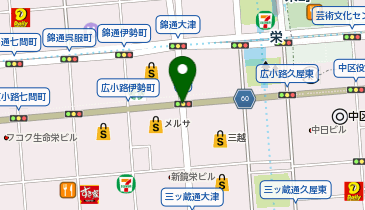 アエナ サカエチカ店の地図画像