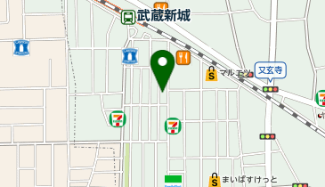 こやし屋 武蔵新城あいもーる店の地図画像