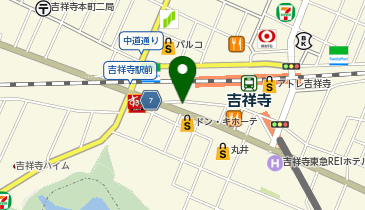 個室肉居酒屋炙りや 吉祥寺本店の地図画像