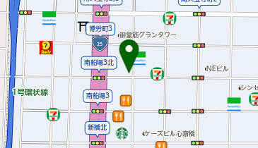 牛カツ京都勝牛 本町心斎橋店の地図画像