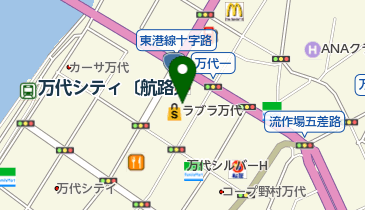GU ラブラ万代店の地図画像