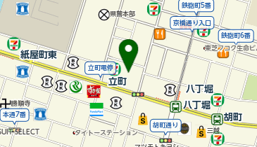 【12/26オープン】アピナ 広島八丁堀西店の地図画像