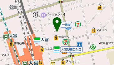 ほしよみ堂 大宮店の地図画像