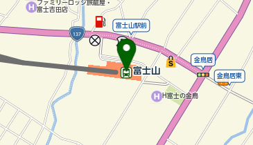 富士山駅ビルショッピングセンターQ-STA(キュースタ)の地図画像