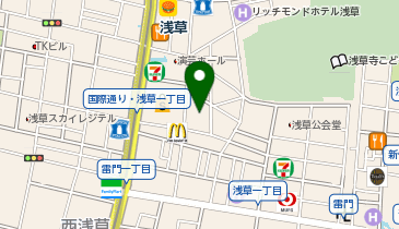 白髪染め専門店 カーサカラー 浅草ROX店の地図画像