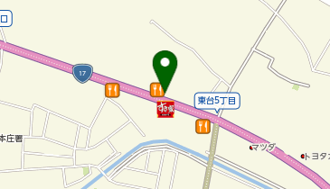 D-wash(ディーウォッシュ) 本庄の地図画像