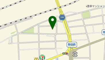 岡山野田自興の地図画像