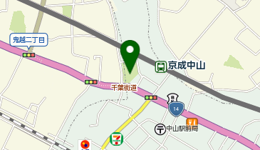 小栗原蓮池公園の地図画像