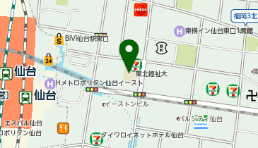 東北福祉大学ギャラリーミニモリの地図画像