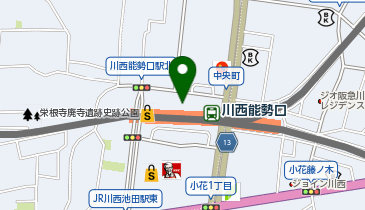 ペンギンベーカリーCoco(ココ) 阪急川西能勢口駅東口店の地図画像