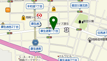 福虎 康生通り店の地図画像