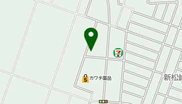 鶏そば縁道 本店の地図画像