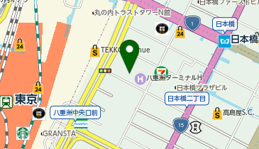 富士そば 八重洲店の地図画像