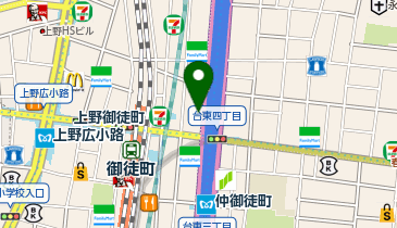 明治安田生命保険相互会社 上野支社の地図画像