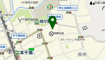 千葉県警察交通反則通告センターの地図画像